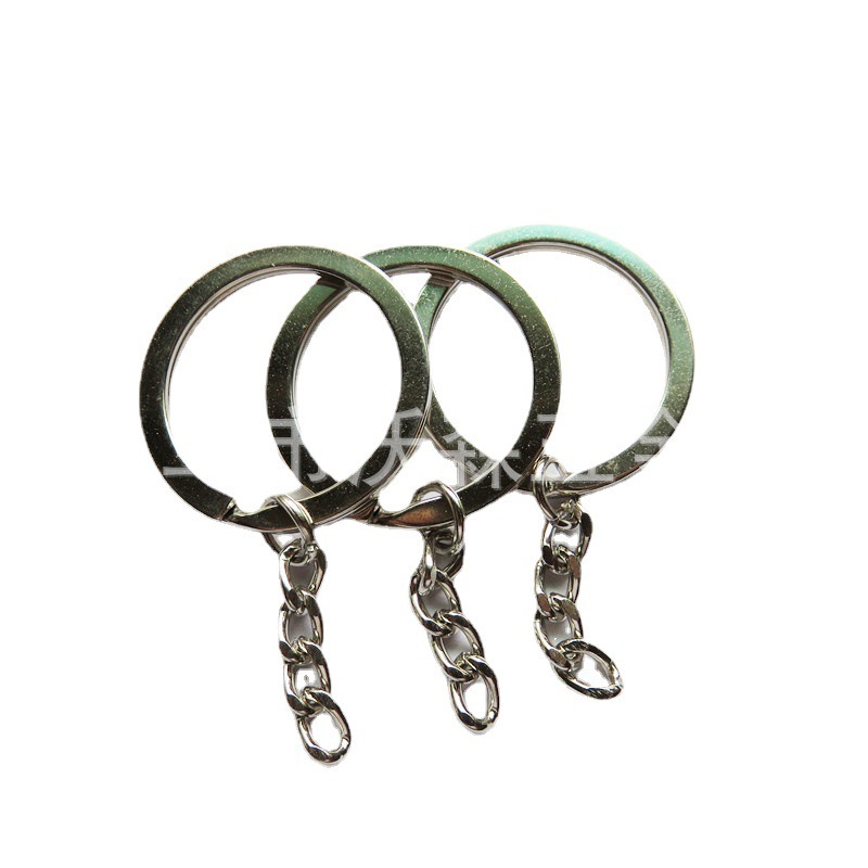 30フラットリング4ノットキーチェーンサークルアクセサリー人形ストラップキーホルダーDIYキーチェーン|undefined