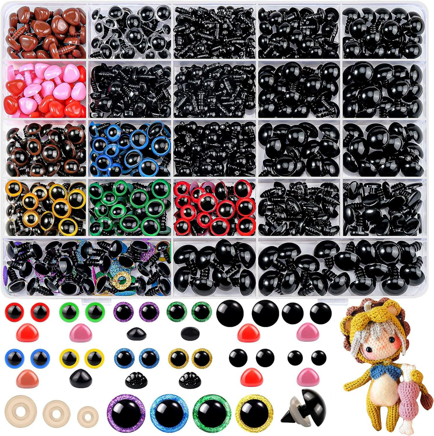 1100 шт. в штучной упаковке, пластиковые аксессуары для игрушек, аксессуары для игрушек ручной работы, аксессуары для кукол для родителей и детей