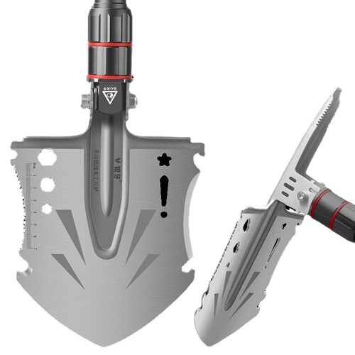 Factory direct sales Ruibao engineer shovel multi-functional vehicle-mounted outdoor shovel army ordnance shovel outdoor supplies equipment tools