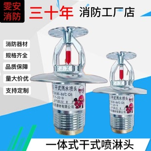 Integrated Dry Nozzle Zstgx8068 ℃ Dry Sagging Fire Sprinkler Head Cold Storage Dry Sprinkler Head