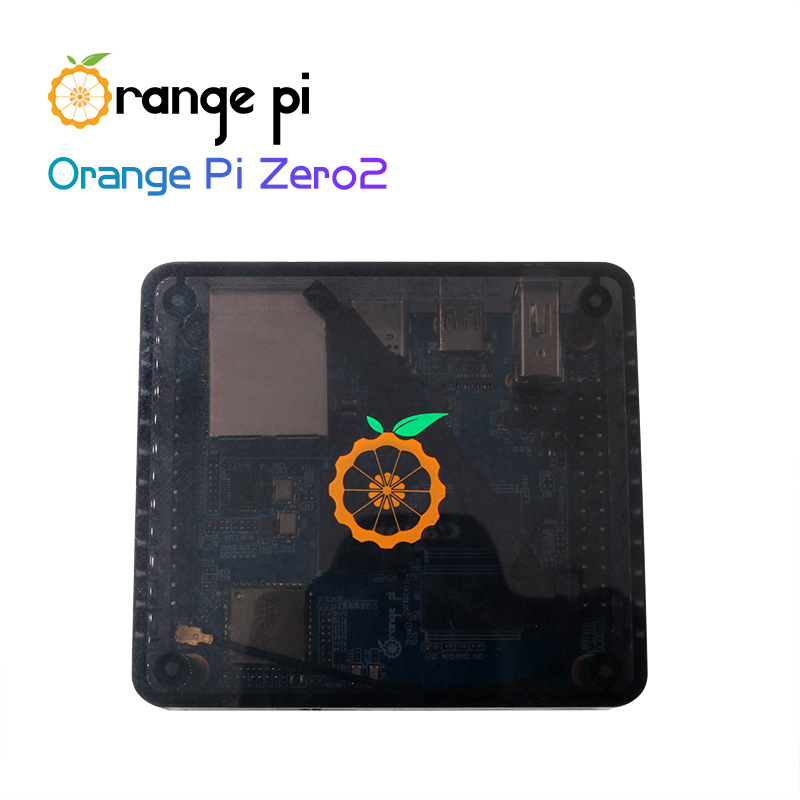 香橙派OrangePi Zero2专用透明黑壳ABS原料（只能装下开发板）