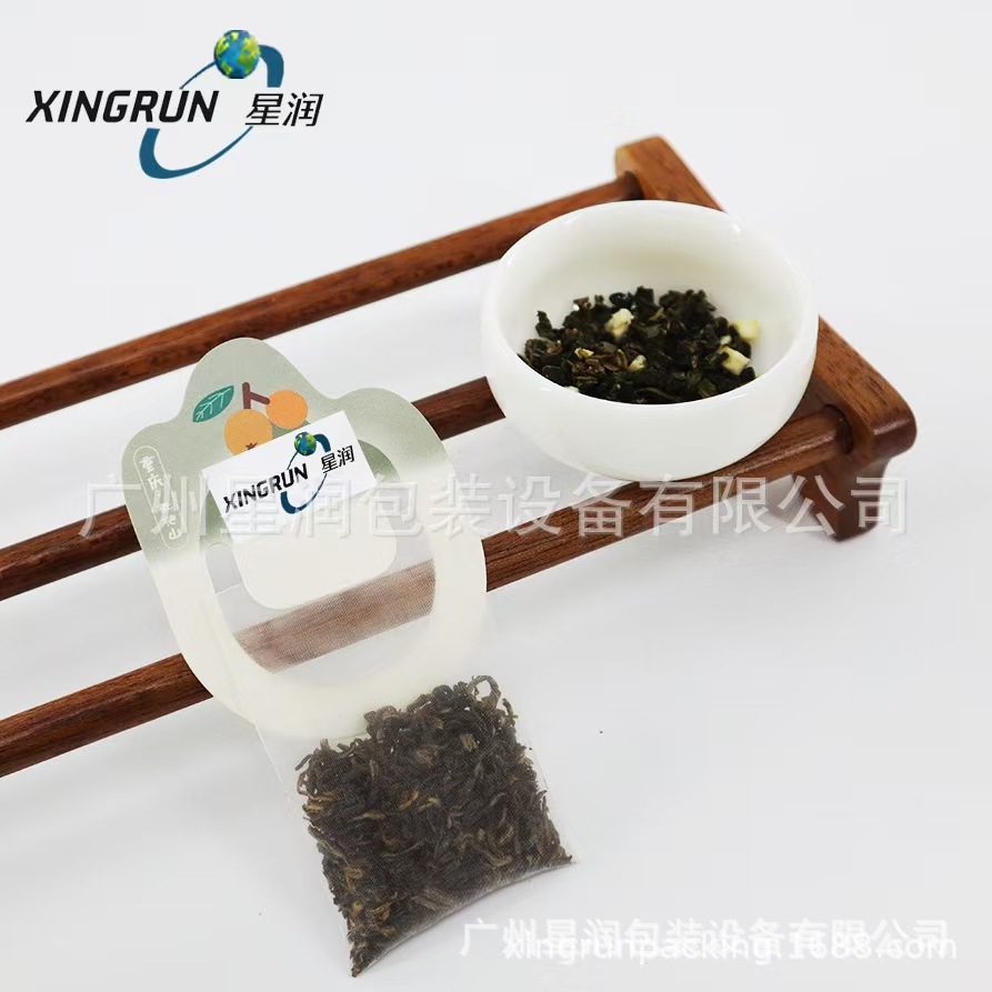玉米无纺布泡茶袋单挂耳滤纸袋  食品级尼龙丝网单挂耳花茶包滤袋