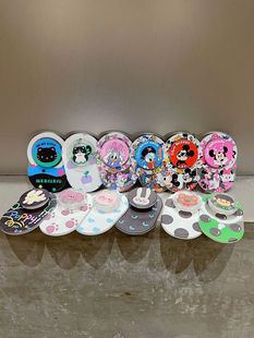 Suitable for Apple mobile phone magnetic suction mobile phone bracket snap bracket creative cute cartoon bear fashion personalized men and women