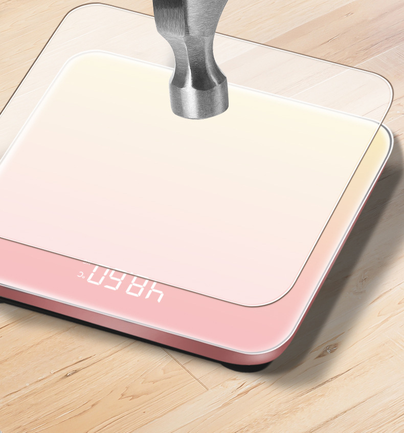 Weishang LOGO weight scale household digital scale human body fat scale small girls dormitory weighing scale electric high precision