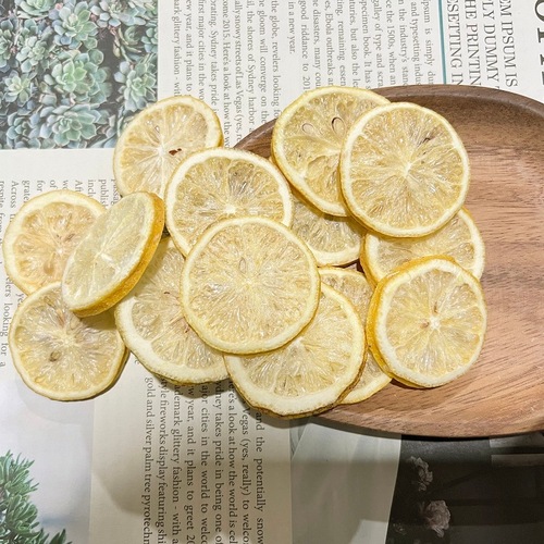 Bulk wholesale Sichuan Anyue lemon slices, factory direct sale freeze-dried lemon dry, tea lemon dry, fruit slices