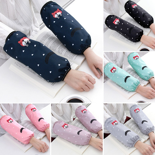 Housework waterproof, oil-proof and stain-proof kitchen extended sleeves for adults and women widened home autumn and winter anti-fouling sleeve sleeves