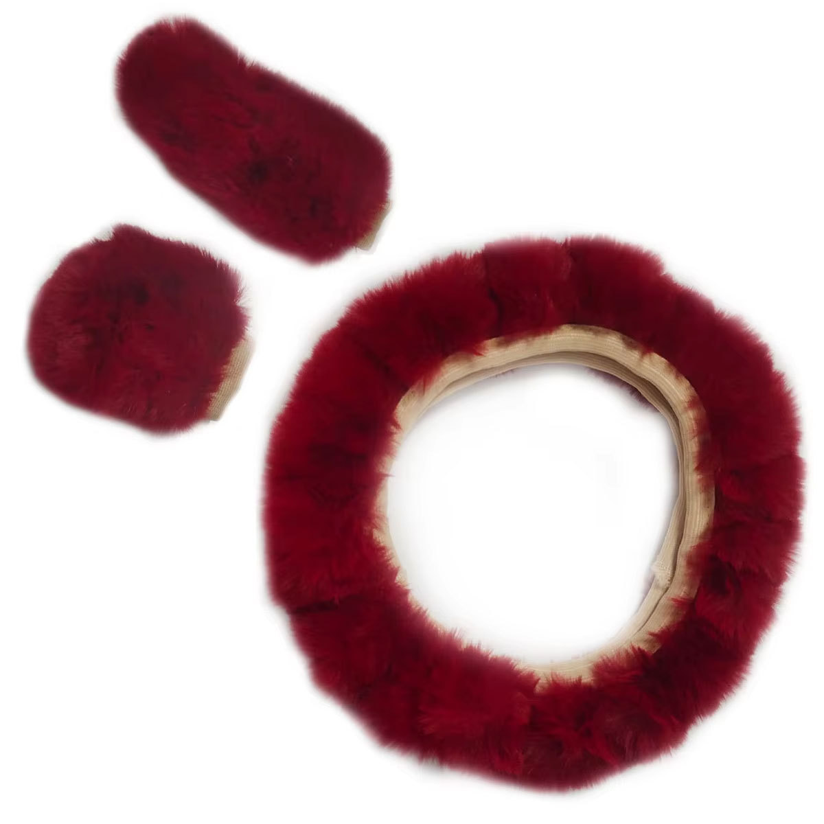 Cuatro temporadas de manejo de volante de automóvil general transfronterizo de manejo de automóvil de comercio electrónico al por mayor manejo de volante de peluche