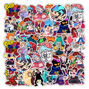 100 Personalized Friday Waterproof stickers Mobile Phone Tablet Water Cup Stationery Luggage Car Decoration stickers