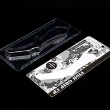 化妆品透明插卡吸塑折边PVC泡壳 PET/pp五金工具塑料盒吸塑内托盒