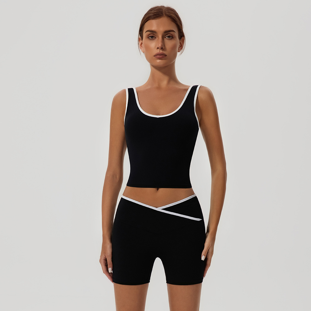 Body Shape Breathable Sports Chaleco Desnudo Running Fitness Yoga Set Top Yoga Set de mujer