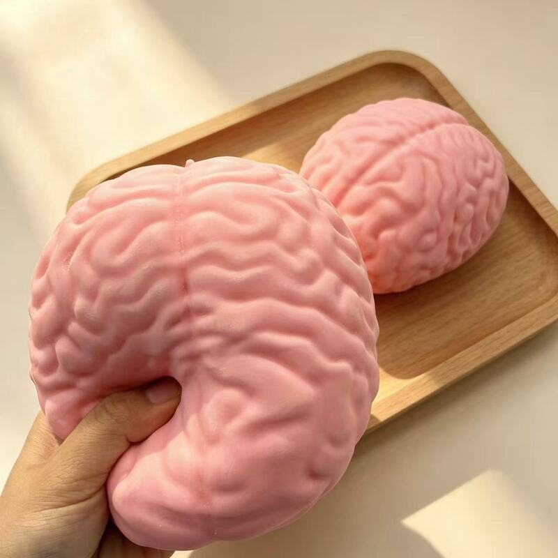 Amazon Cross-Border Best-Selling Realistic Brain Stress Relief Tpr Dough Brain Squishy Toy Prank Gift Stress Reliever Amazon Cross-Border Best-Selling Realistic Brain Stress Relief Tpr Dough Brain Squishy Toy Prank Gift Stress Reliever