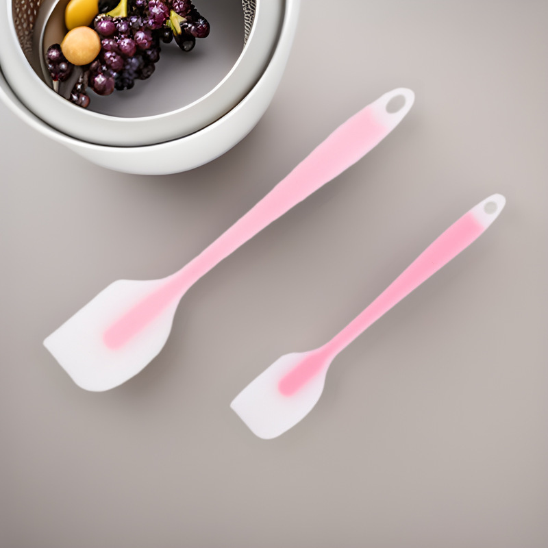 Silicone Spatula for Cake Cream, Food-Grade, High Temperature Resistant, Large and Small Sizes, Butter and Jam Spreader, Exclusively for Cross-Border Sales