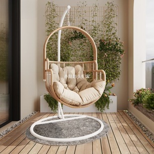 Hanging basket swing lazy household twist rattan balcony indoor new internet celebrity rocking chair leisure hanging chair