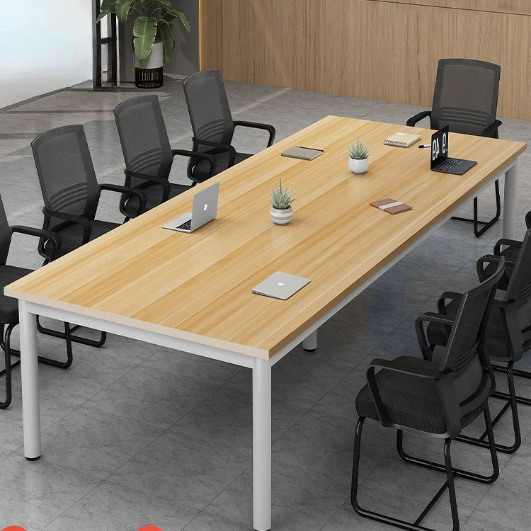 Конференц-стол, длинный стол, простой верстак, длинный стол, офисный стол для переговоров, конференц-зал, прямоугольный стол