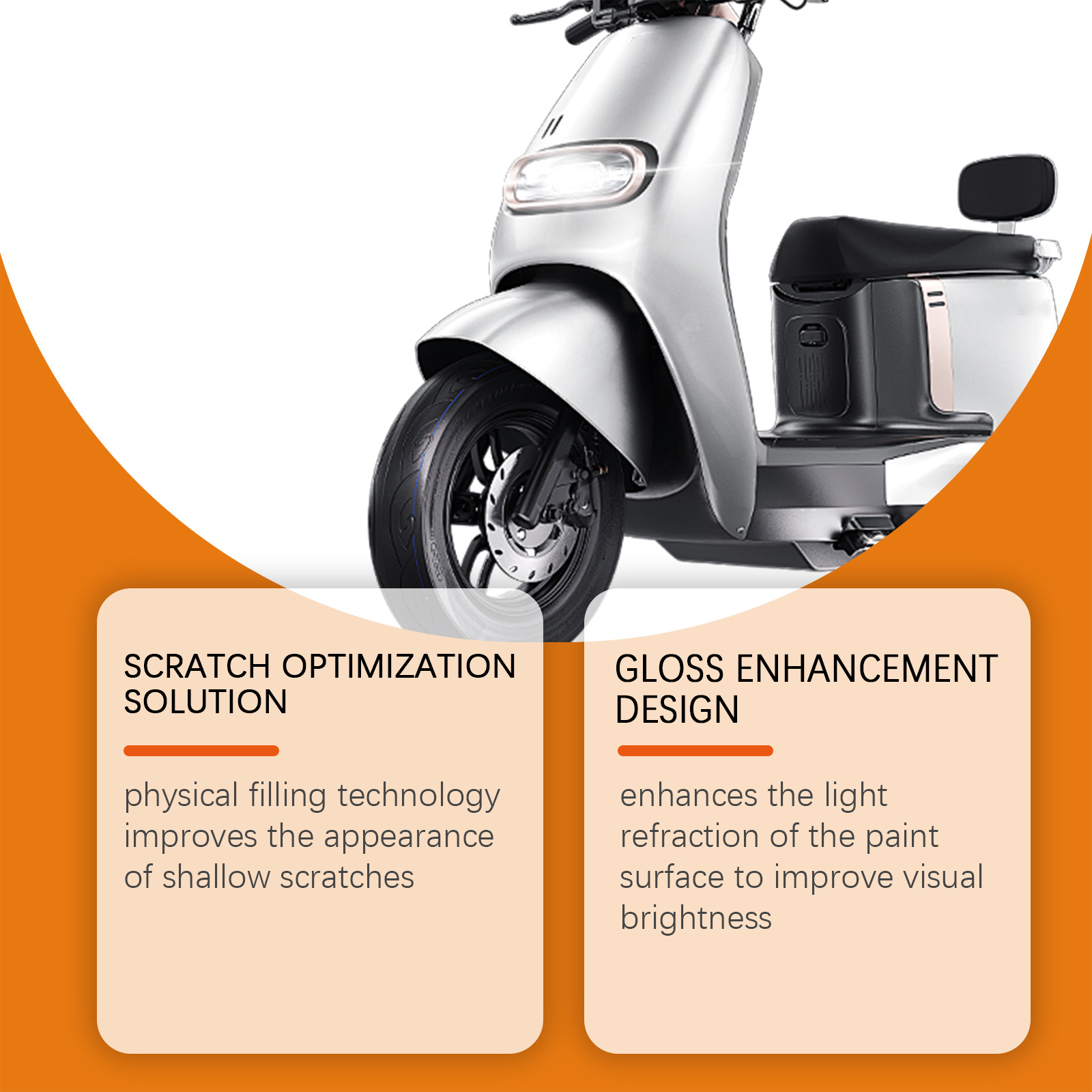 HOMONTH Vehicle scratch care cream Coated paint scratch maintenance brightening daily renovation care cream 2