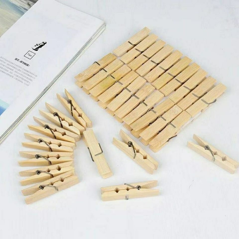 20 bamboo clips clothespins clothespins trousers clothes clips windproof greenhouse bamboo clips drying quilts small clips