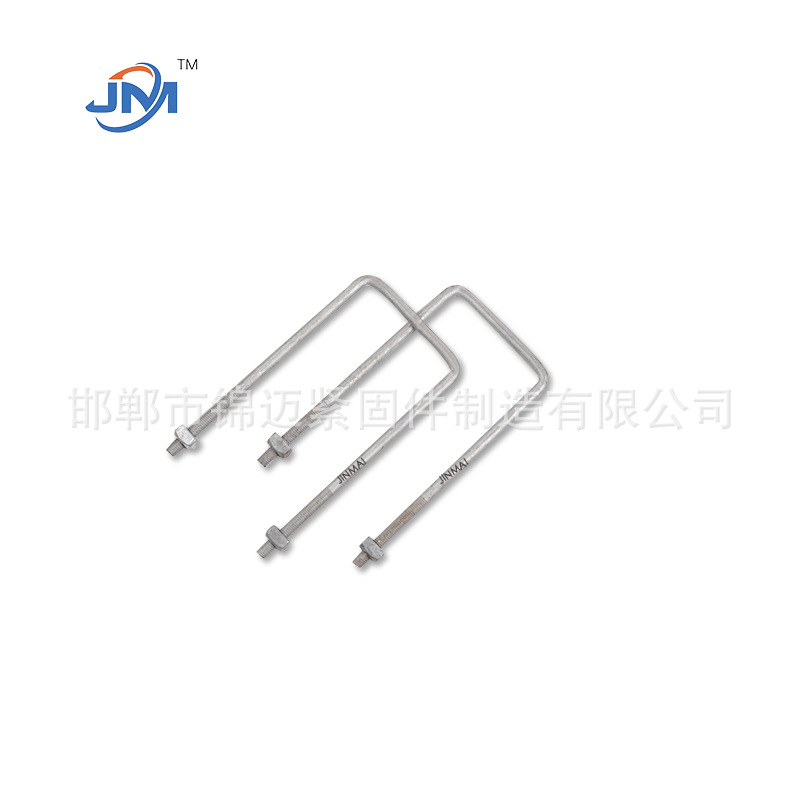 出口型方抱箍 电线杆用抱箍 热镀锌抱箍 光缆金具线路铁附件