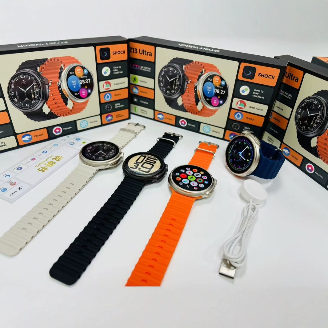 Reloj inteligente Z13 Ultra transfronterizo llamado Bluetooth 1.52 pulgadas frecuencia cardíaca oxígeno + mensajes empujados