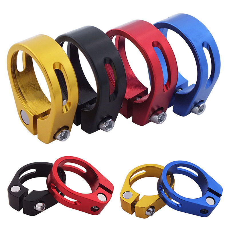X-CANSUN mountain bike seat clamp 31.8 34.9 screw hollow seat post clamp seat clamp bicycle aluminum