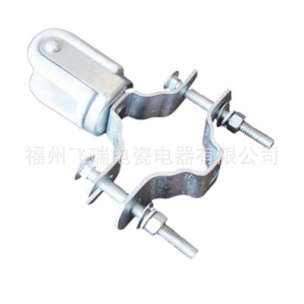 厂家直销 白色低压电瓷绝缘子 带夹子 802-5