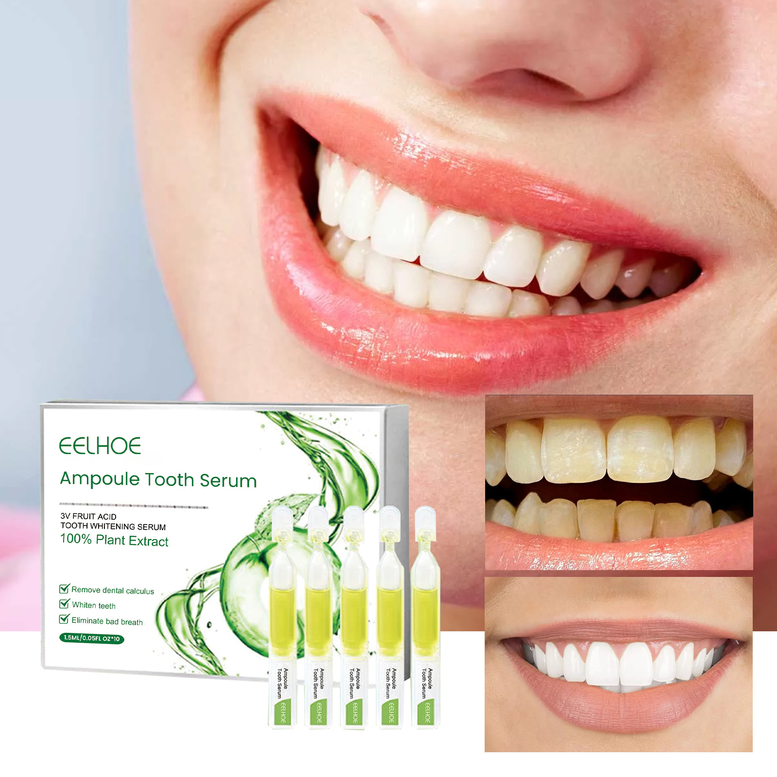 Sbiancamento dei denti bella essenza Pulizia delle macchie dei denti Bocca Odore Bellezza Sbiancamento dei denti Essenza per la pulizia dei denti_voghion.com