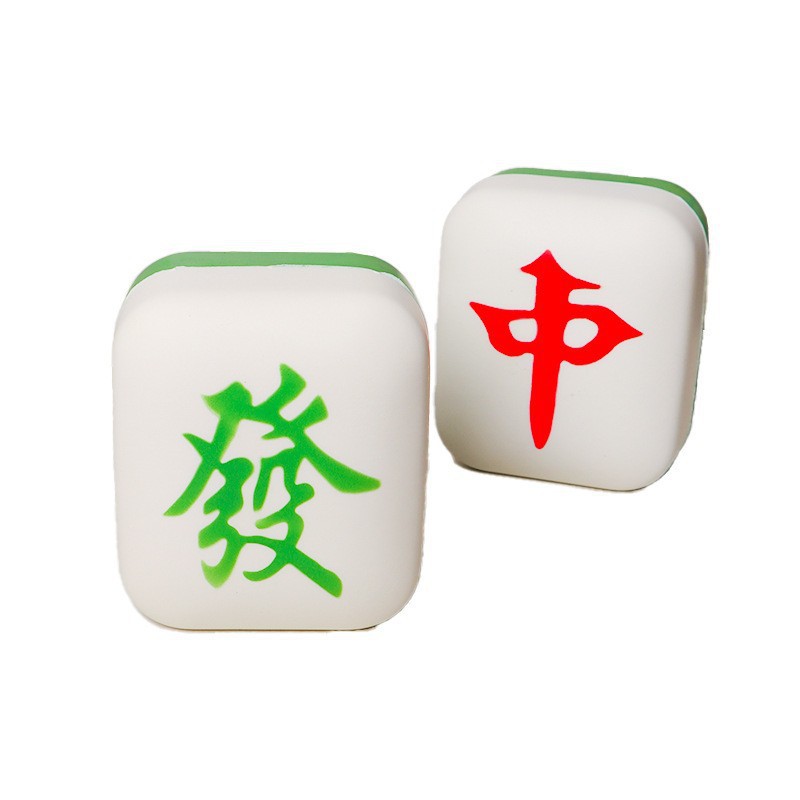 Mahjong descomprimido pellizco PU rebote lento juguetes de niños pellizco adornos de oficina mini burbuja