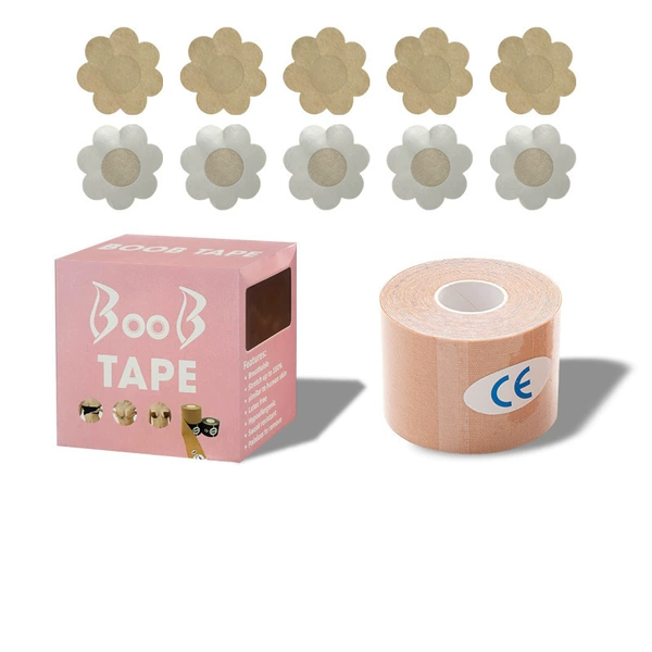 Disposable nipple stickers, 5 pair