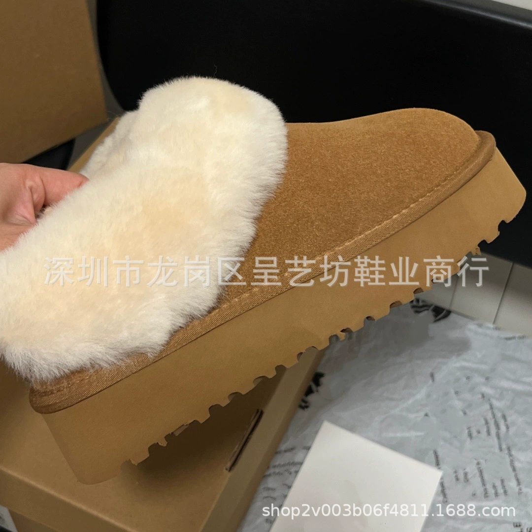 Winter footwear platform, low low boots