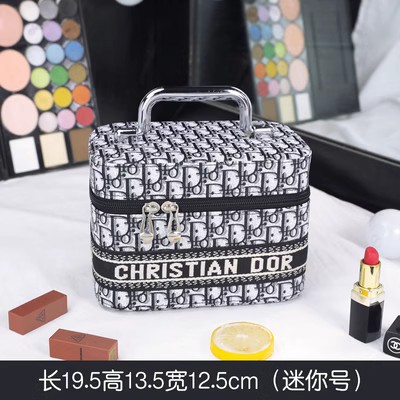 Bolsa de cosméticos de alta apariencia gran marca 2024 nuevo de alta calidad ins portátil de gran capacidad caja de almacenamiento de productos portátil