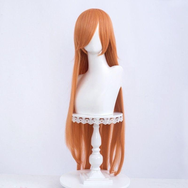 Cony paruka Univerzální cosplay paruka 100 cm dlouhá ofina 1 metr rovné vlasy Vícebarevná cosplay paruka