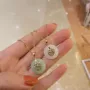 气质小众百搭平安扣锁骨链