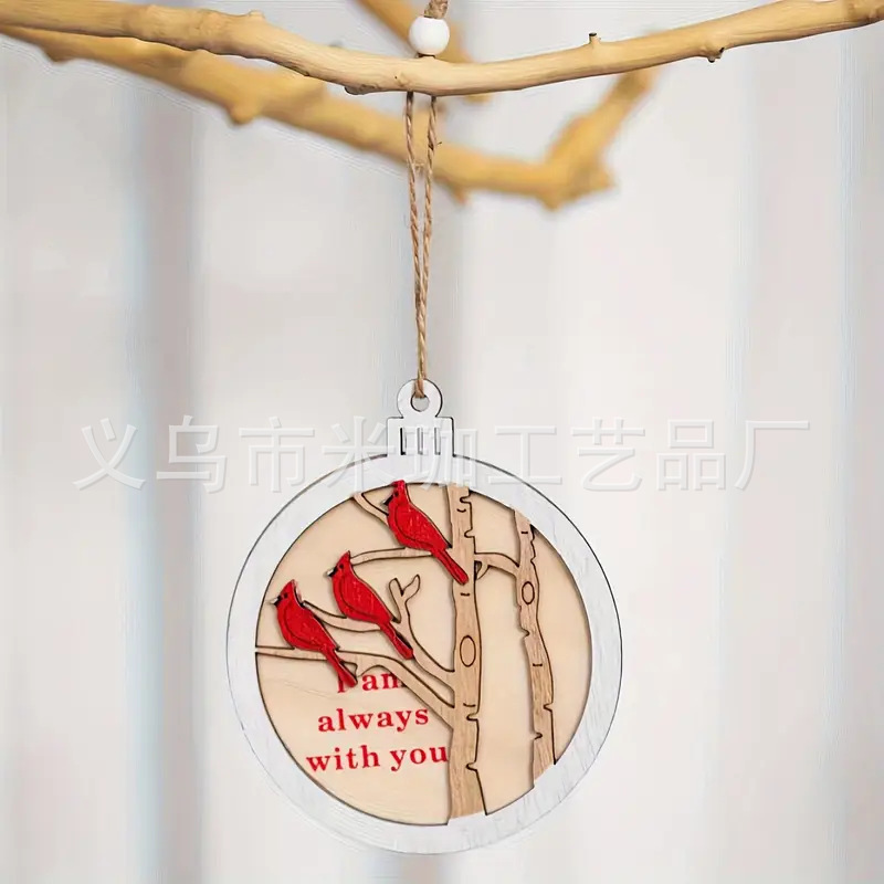 2025年越境新築祝いギフト クリスマス 母の日 バレンタインデー 装飾品 玄関用丸型木製吊り飾り|undefined