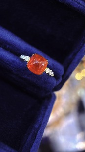 18K Gold Natural Premium High Jewelry Gemstone 5 Carat Fanta Stone Ring Agent One Click Dropshipping