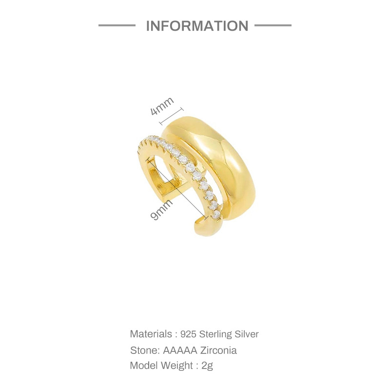 Simple Style Solid Color Sterling Silver Plating Rhinestone Earrings