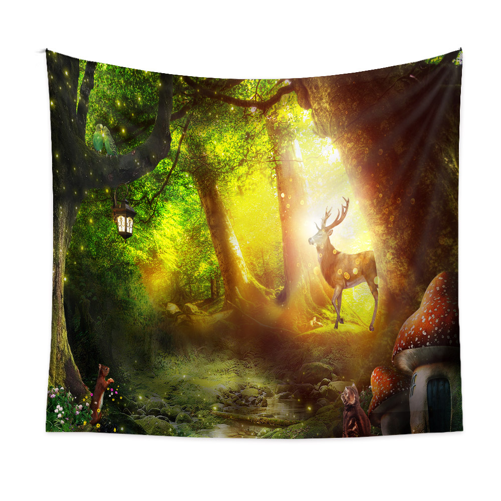 Bohemian Scenery Painting Wall Decoration Cloth Tapestry Wholesale Nihaojewelry display picture 196