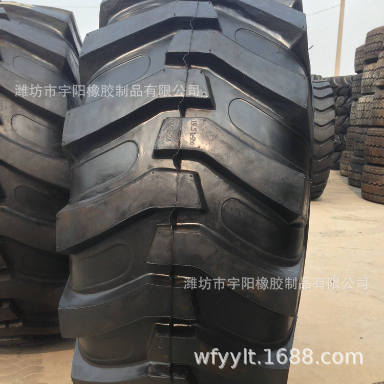 19.5L-24挖掘机轮胎推土机轮胎19.5-24 人字花纹