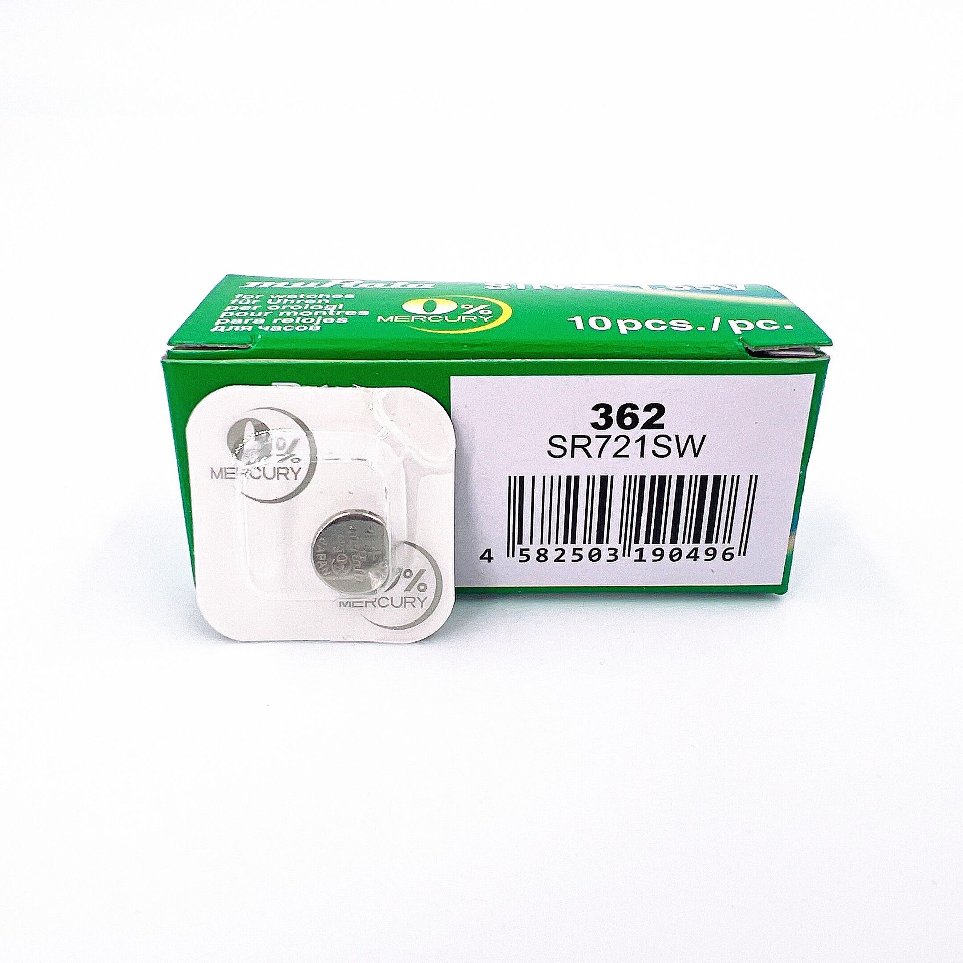 单装村田muRataSR721SW手表电子362A/362/361/LR720/AG11纽扣电池