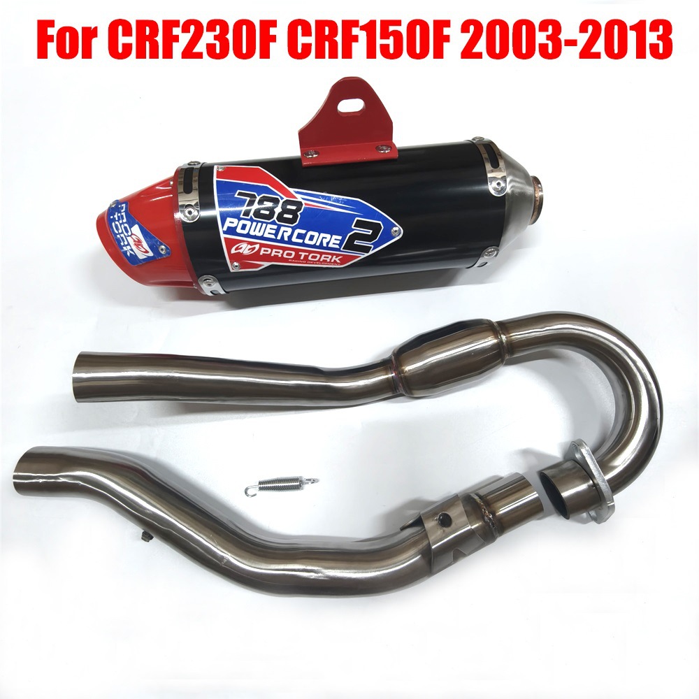 CRF230 CRF250 — Motuoche Exhaust pipe - g1-crf230-second-generation-black
