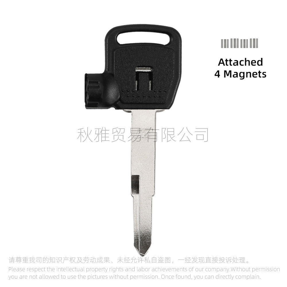 Applicable to Guangyang Motorcycle Rowing CT 250 300 400 Curve LIKE150 Dynamic Key Embryo with Magnetic Cover