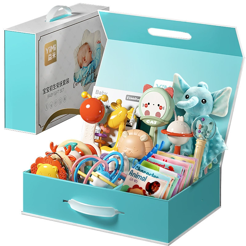 Подарочная коробка Yi Mi для новорожденного, beanbag, успокающая игрушка, подарок ко дню рождения, можно кусать