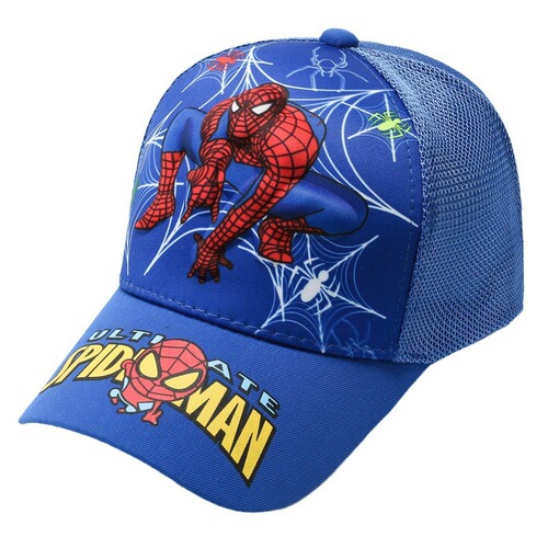 Children's Spider-Man baseball cap cute cartoon sun hat outdoor sunscreen sunshade baby visor