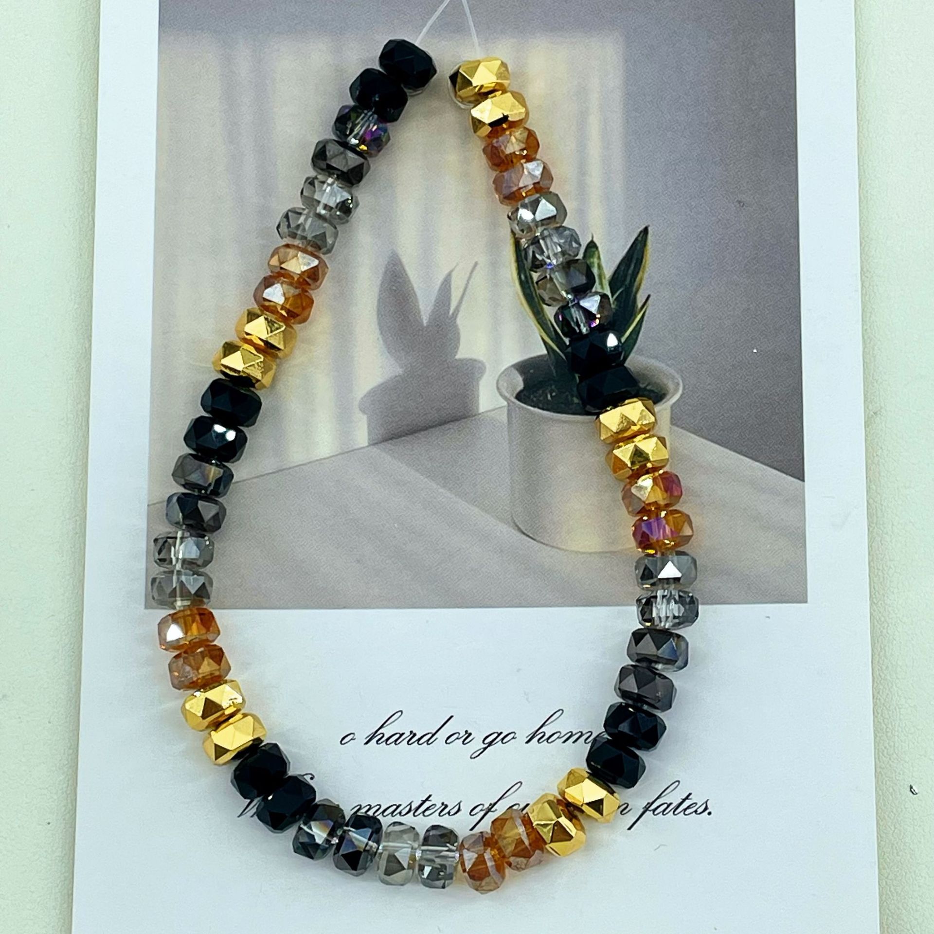 8mm Rainbow Wheel Jingjing Diy Jewelry Este embrión Vidrio Cristal Jewelry Pulsera Collar Moda Jewelry Accesorios dispersos