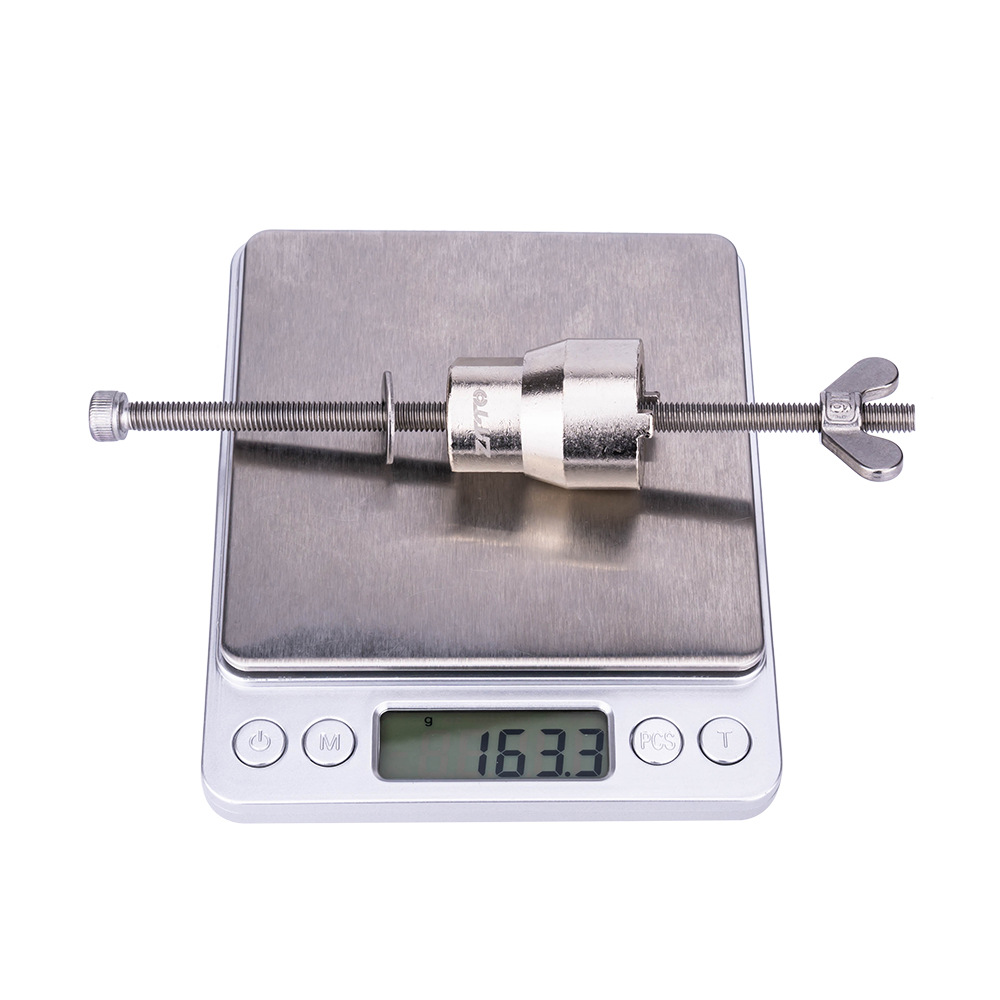 ZTTO bicicleta de carretera de montaña tambor de flores rodillo de bolas herramienta de desmontaje de base de torre universal llave de tubo de montaje de ranura