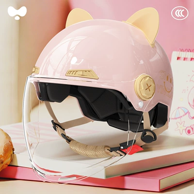 Motosiklet kaskı (dəbilqə) | Safety Helmet for Men - 3c-single-lens-powder-hd-long-lens-class-a-new-national-standard-one-size-fits-all