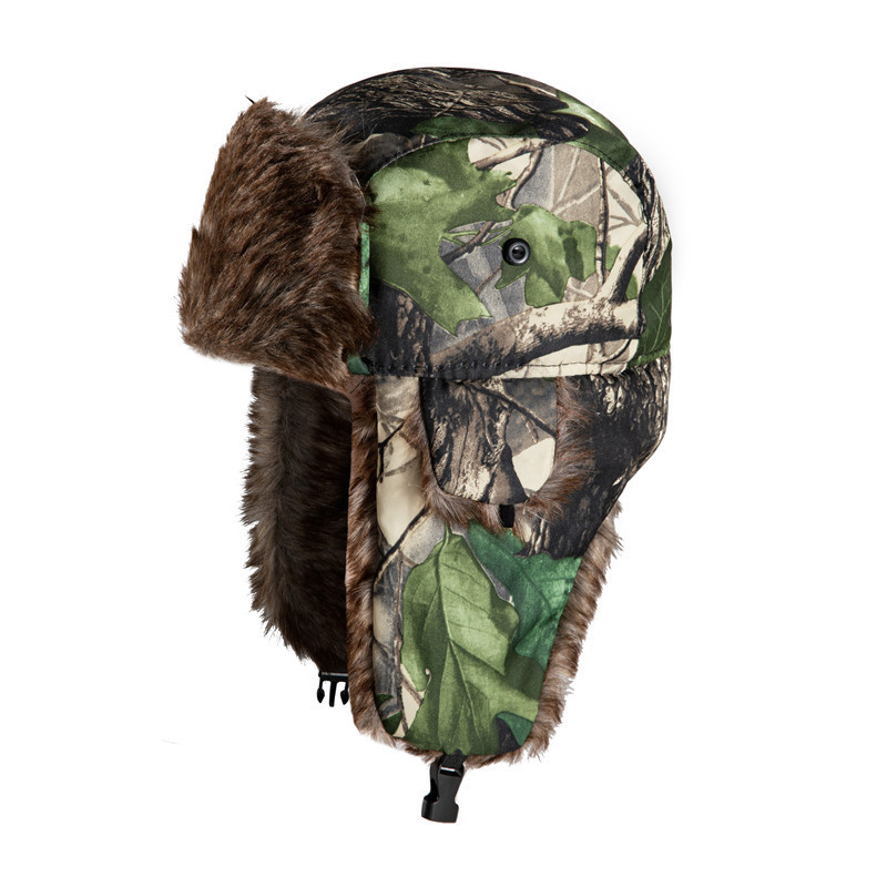 camouflage ski travel hat