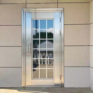 304 Stainless Steel Single Door Double Door Home Thickened Double Door Balcony Top Floor Stainless Steel Anti-Theft Door Wholesale