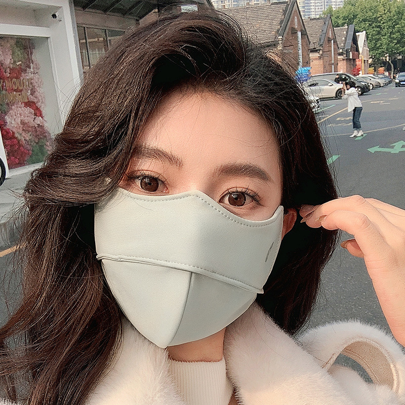 2025秋冬女性用暖かいマスク、5D立体目の保護、ベルベットの柔らかいフィッシュボーン、高見えする防寒サイクリングマスク|undefined