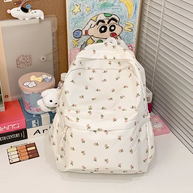 Backpack (Fresh) Japanese-style, floral print, lightweight 0.35 kg