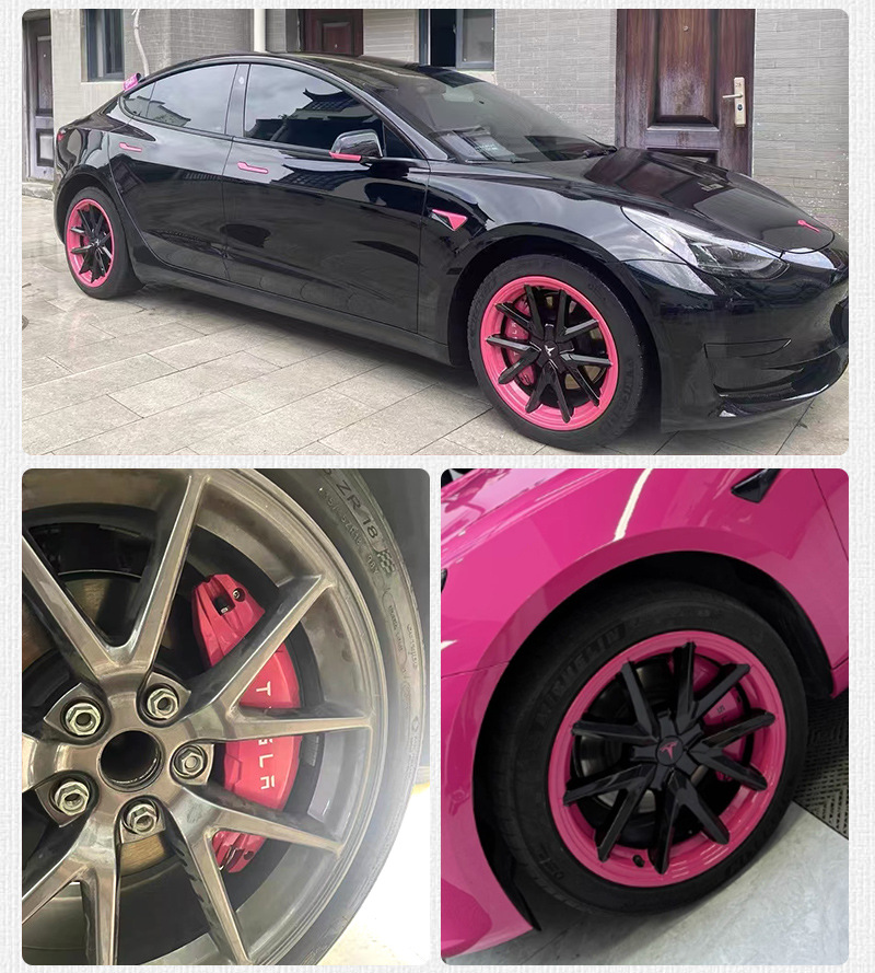 Suitable for Tesla Model 3/Y New Model Special Car Aluminum Alloy Brake Caliper Cover Wheel Decoration
