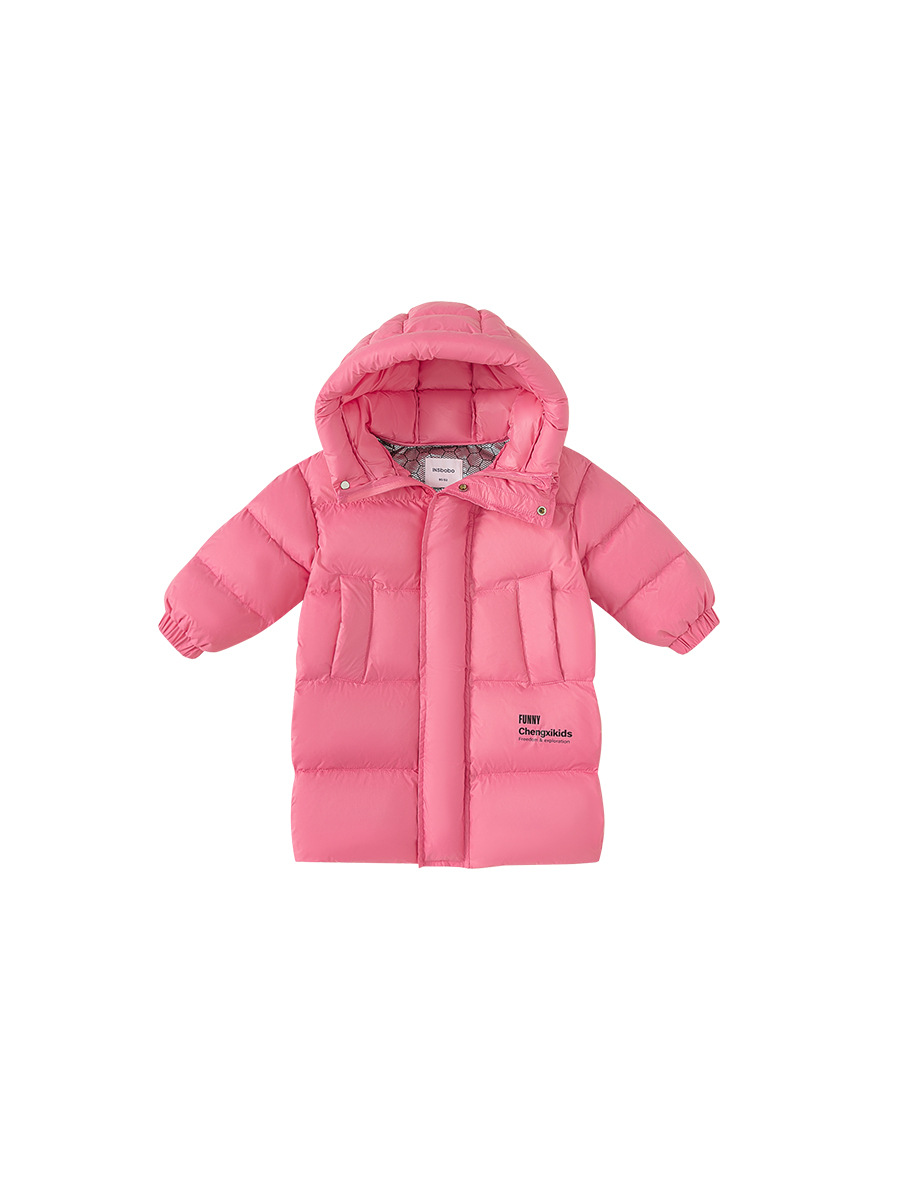 Youbao ropa para niños chaqueta de plumón de oro negro para niños invierno para niñas ropa de invierno gruesa para niños chaqueta de plumón larga con capucha